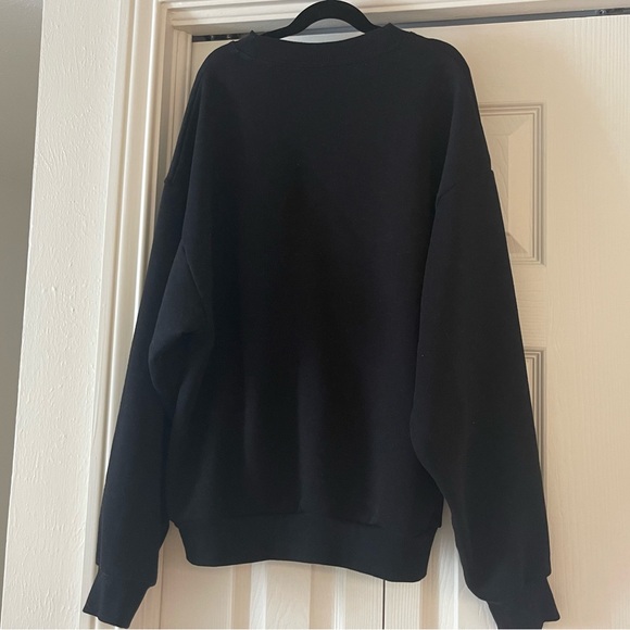 Alo 🖤🖤 Bestselling Accolade Crew Neck Pullover - Black, Size S - Picture 5 of 6